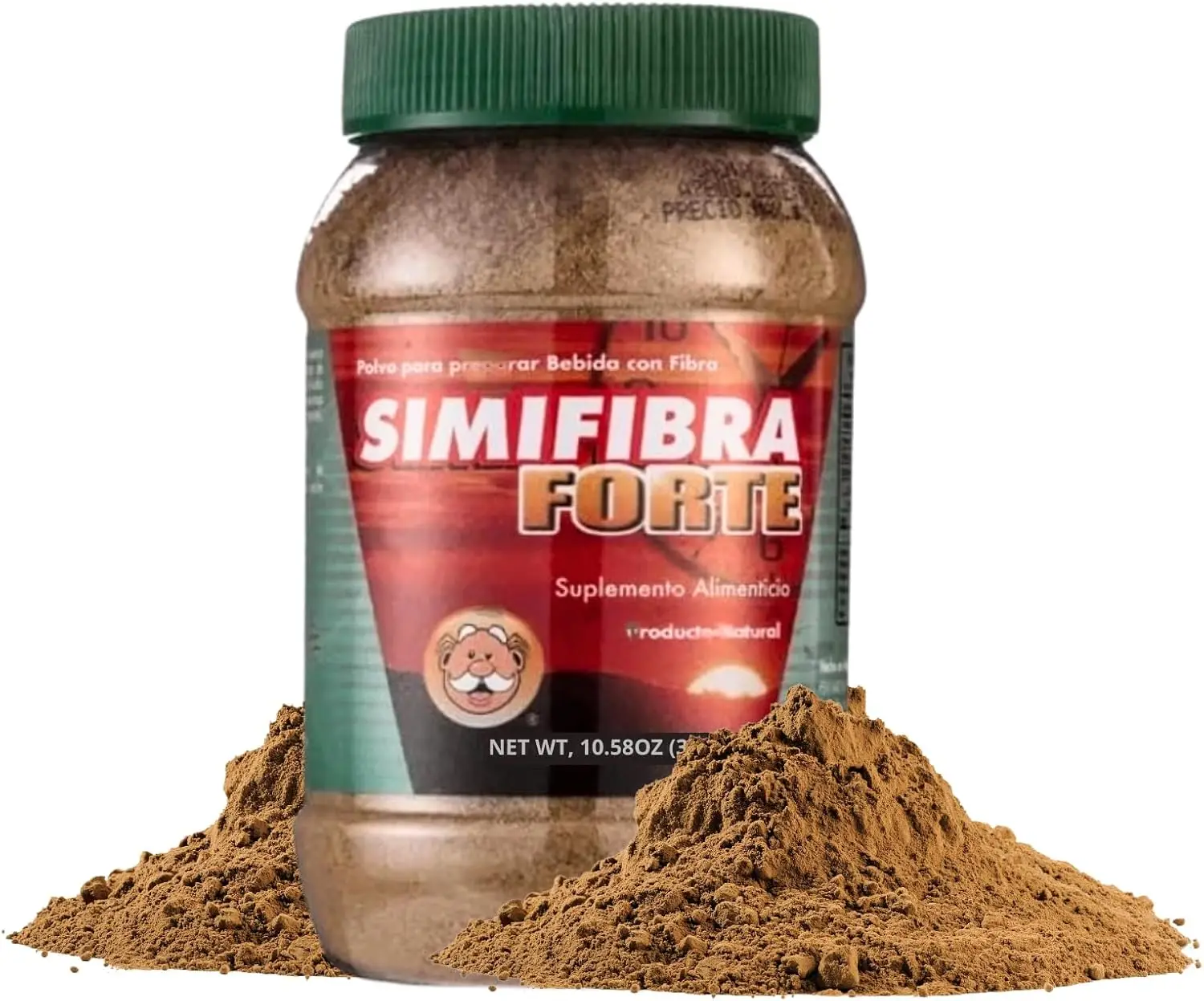 Simifibra Forte - FIber Powder (10.58 oz) Suplemento Alimenticio Natural, polvo para preparar bebidas con fibra.