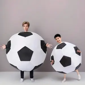2026 World Cup Carnival Party Inflatable Costume Football, Fun and Festive Soccer Theme Dress, Perfect for Celebrations Outfit