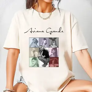 Ariana Music Tour Graphic Tee, Ariana 2026 Tour Retro 90s Unisex T-Shirt, Perfect Gift for Fans