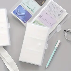 2pcs/set 120 Card Slot Large Capacity Transparent Card Album - Ideal for Organizing Office Business Cards, IP Cards, Bills, Commemorative Coins, and Stamp Collections