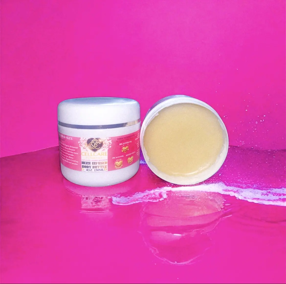 Japanese Cherry Blossom herb infused body butter