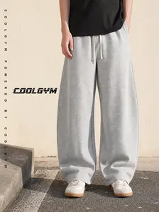 Barrel Sweatpants | Men Wide Leg Baggy Pants with Zipper Pockets, No Wrinkle