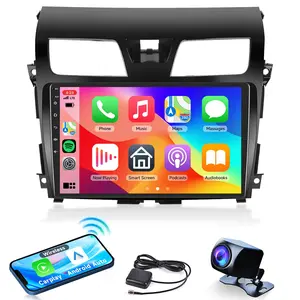 2+64G Android Car Stereo Radio for [Nissan Altima 2013-2015] CarPlay Android Auto, 10.1 Inch Touch Screen Mirror Link Bluetooth FM/RDS GPS WiFi EQ SWC