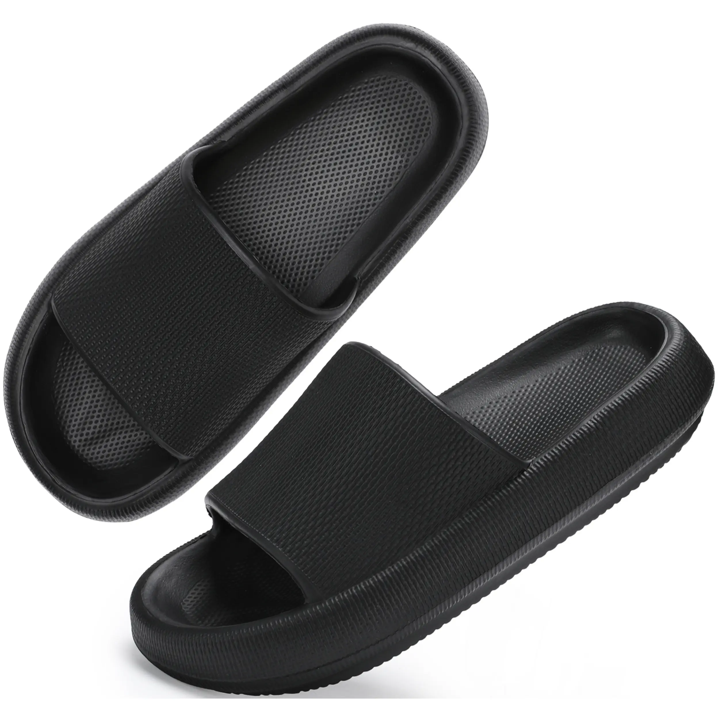 Cloud Slipper for Women and Men - Soft House Slippers Non-slip, Thick Sole Slides for Men Shower, Swimming, Beach, Indoor Outdoor Slides for Men