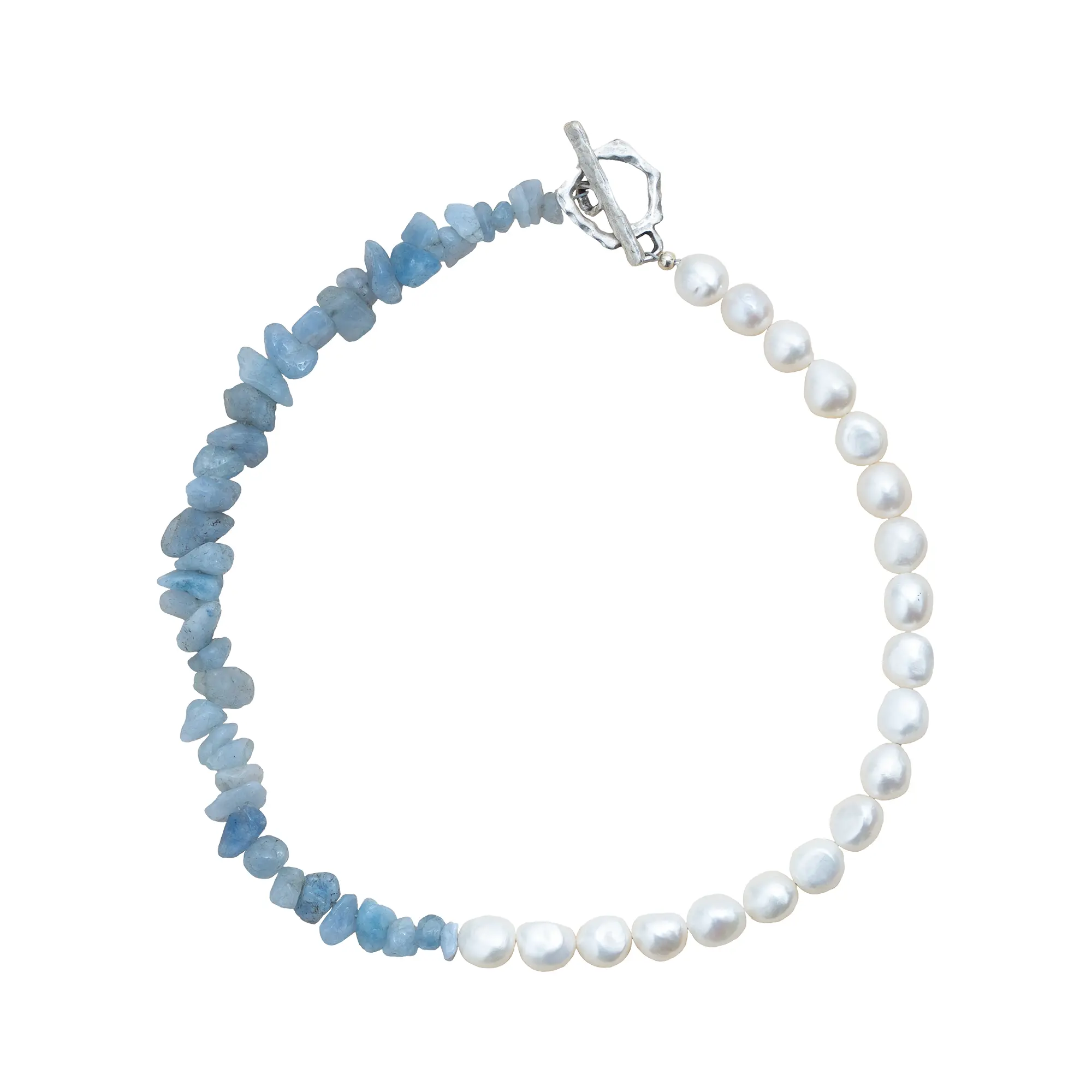 Marni Pearl Aquamarine Necklace | cocoatemyshoes