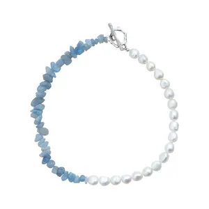 Marni Pearl Aquamarine Necklace | cocoatemyshoes