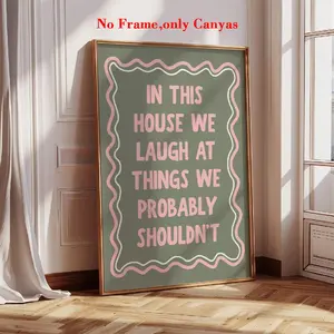 Unique Wall Art Print, Inspirational Quote Poster, Quote Prints, Text Canvas Painting, Decorative Artwork, Perfect Decor for Living Room & Bedroom, Unframed