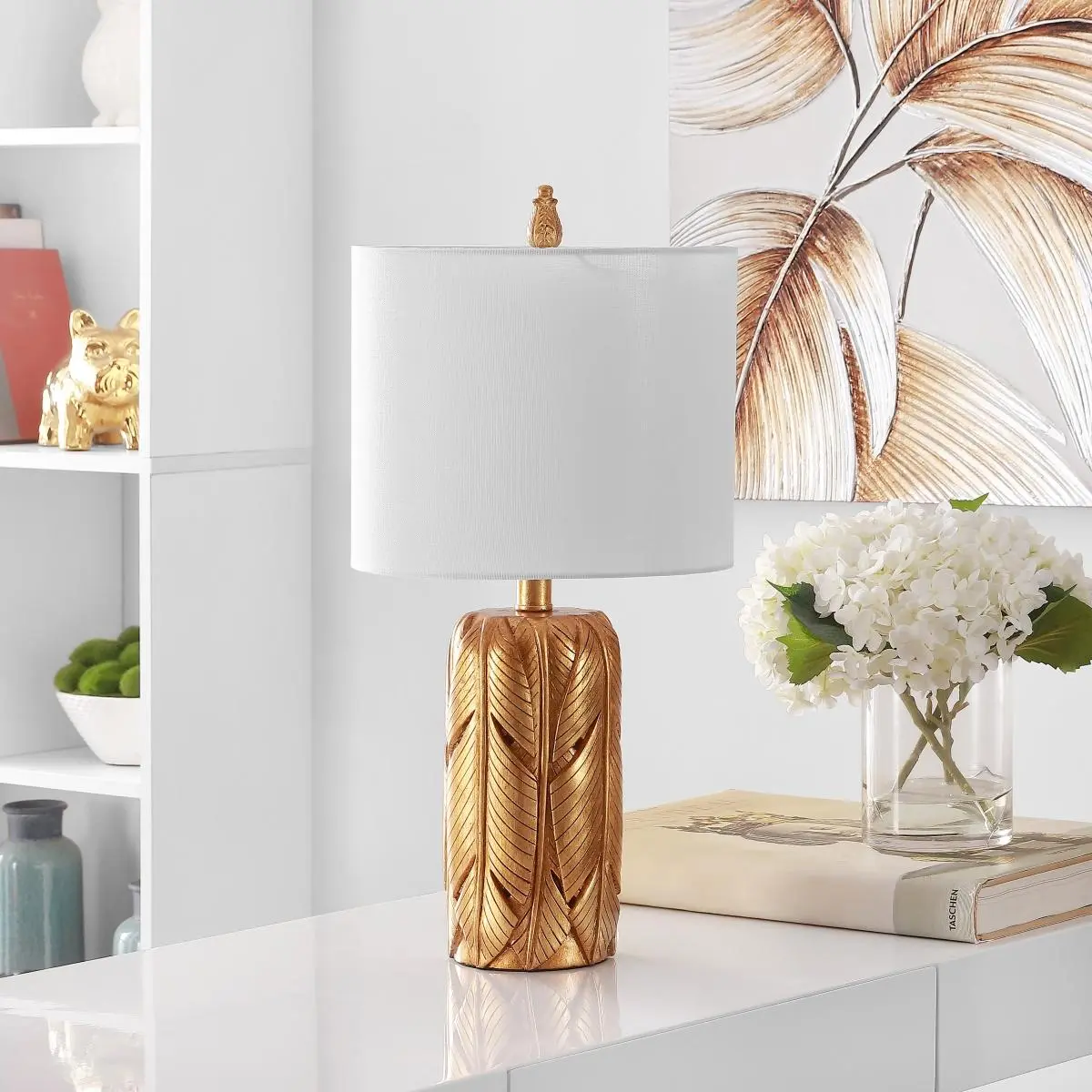 SAFAVIEH Lighting Wilsa Table Lamp, 22.5", Gold
