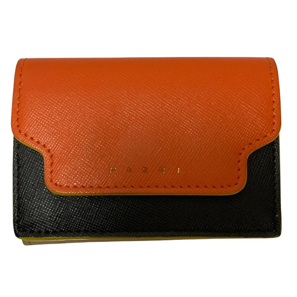 Pre-owned MARNI Other Small Leather Goods Trifold Compact Wallet