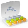 6 Pairs of Silicone Ear Plugs Moldable Wax for Sleeping, Swimming, Snoring, Shooting Comfort in Plastic Case, Waterproof