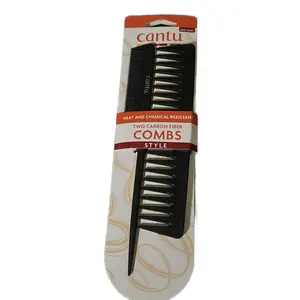 Cantu Carbon Fiber Combs for Styling Hair - Heat and Chemical Resistant - Heatless, Haircare