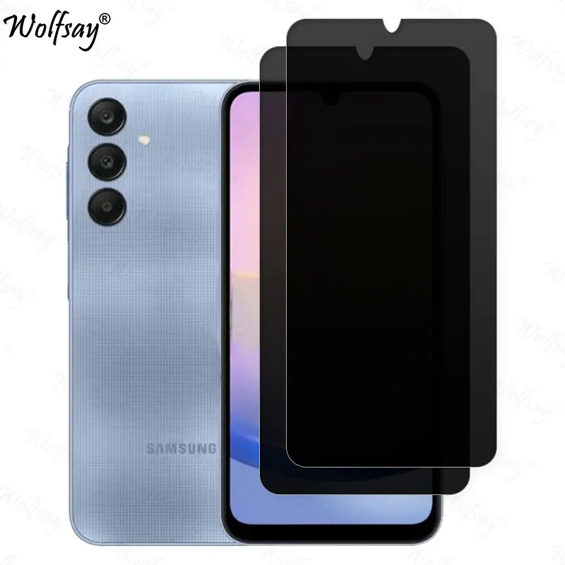 Anti-Spy Tempered Glass For Samsung Galaxy A25 5G Privacy Screen Protector Samsung A25 Glass For Samsung A25 5G Glass 6.5 inch