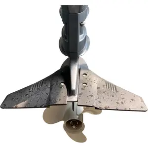 Hydrofoil Stabilizer for Marine Outboard Motor and Stern Drives with Dorsal Fin Style and PA66 Plastic Black
