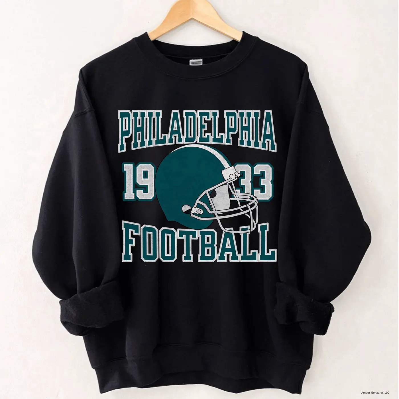 Philadelphia Football Sweatshirt, Eagle Crewneck, Vintage Style Philadelphia Sweatshirt, Philadelphia Football Sweater, Eagle Sweatshirt