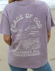 Peace of God T-Shirt – Lavender Unisex Tee, Inspirational Faith Graphic Shirt, Spiritual Streetwear Top