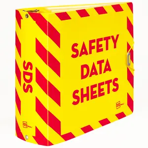 Avery UltraDuty SDS Binder Bundle, 3" Durable Poly Binder with Chain, Plastic A-Z Dividers, Sheet Protectors (77714)
