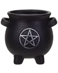 Cauldron Pentagram Planter Pot