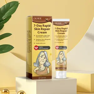 OUHOE Honey Artemisia Vulgaris Root Allantoin Salicylic Acid Skin Repair Cream Soothe Redness Itch Smooth Scars Fine Lines Dark Spots Deep Moisture Hydrating Moisturizing Gentle For Sensitive Skin