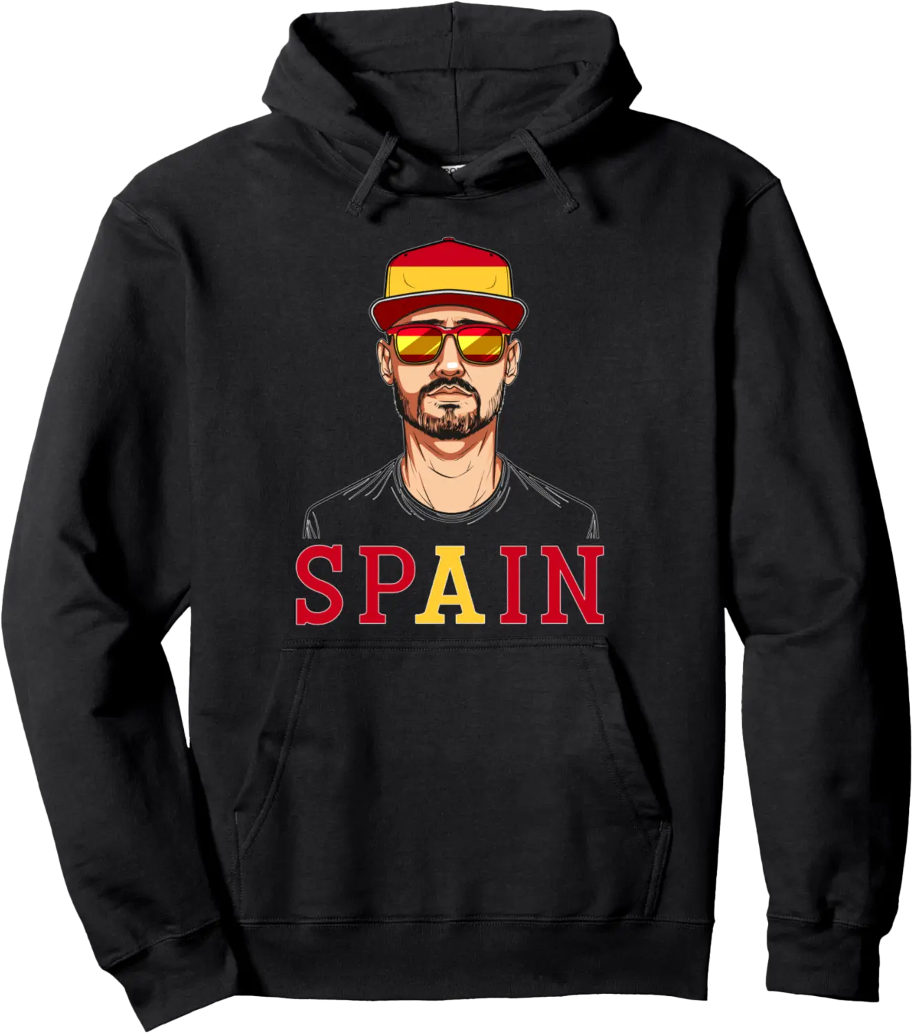 Spanish Flag Souvenirs Man Uniform Country Spain Pullover Hoodie - Hufsakha Shop 80B0DJFYVR38