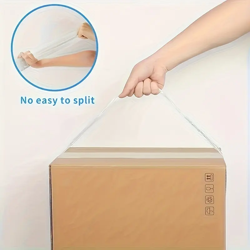 Multi-functional transparent packing tape, suitable for office use, sealing, and gift packaging, with strong adhesion and good sealing performance.