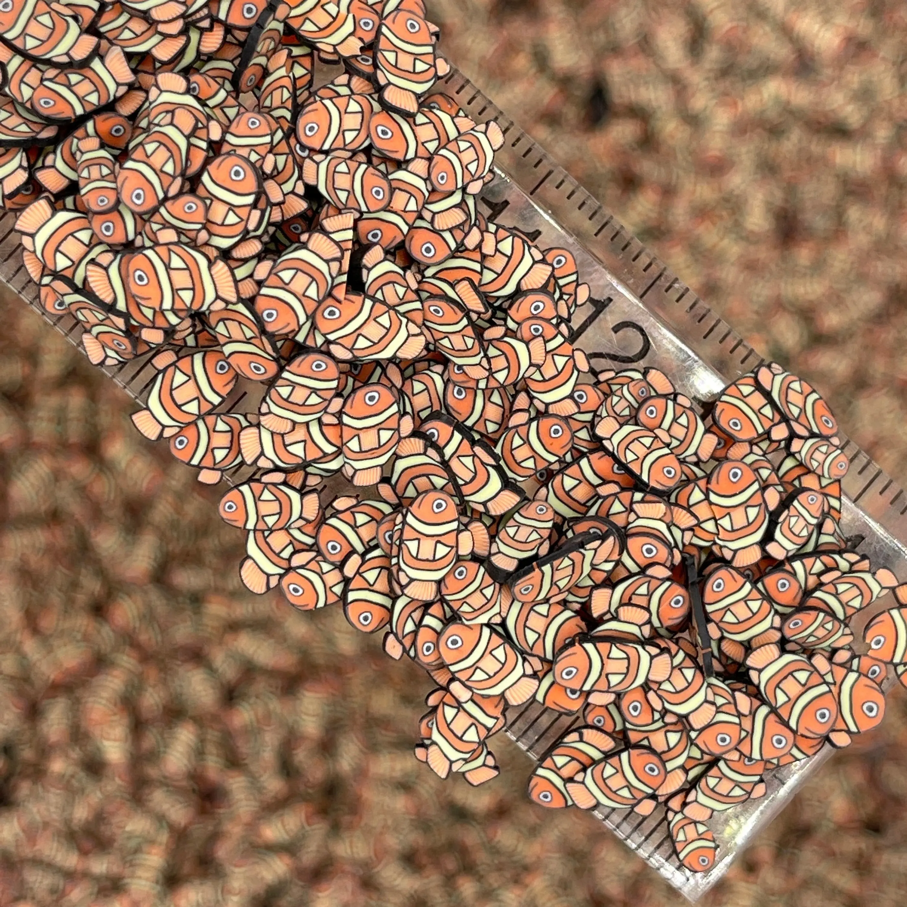 5MM Clownfish, Animal Polymer Clay Sprinkle (NOT EDIBLE) D35-20