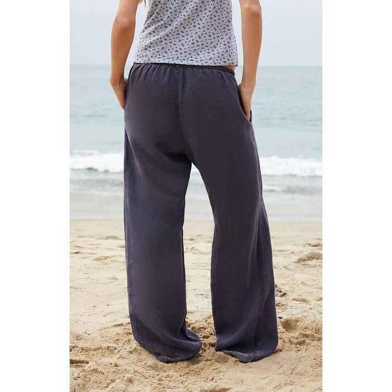 John Galt Women's Blue Nanda Baggy Pants