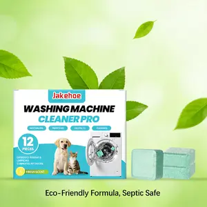 Jakehoe washing machine cleaning sheet for daily household use, drum washing sink for gentle cleaning, stains, scale, odor