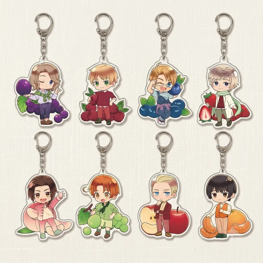 APH Fruit Party Acrylic Keychain