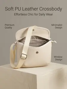 Litchi Texture Small Square Bag, PU Leather Fashion Wide Strap Shoulder Bag, Multi-Layer Pouch for Phone, Ideal for Commute, Dates, Travel, Flap Crossbody Bag, Adjustable Strap Purse