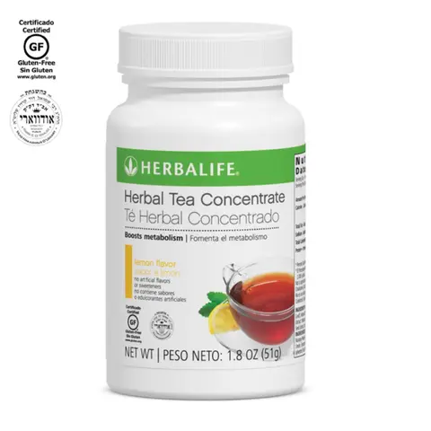 Herbalife Instant Concentrate Powdered Caffeinated Fruit & Herbal Tea Mix - Maltodextrin, Green Tea Leaf Extract, Orange Pekoe Extract, Low Fat, Cholesterol Free, Easy Hot/Cold Preparation Daily Refreshment, Maltodextrin, Green Tea Extract (Leaf), Orange