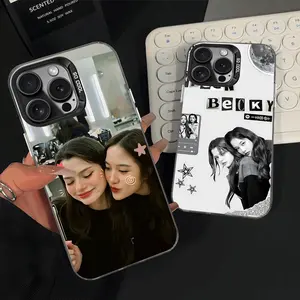 Freen Becky Pink Phone Case For iPhone 16,15,14,13,12,11,Pro,Max,Plus,Mini,XS,SE Anti Fall Black Matte Hard Bumper