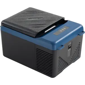 KI9 12  Refrigerator,Mini Portable Freezer,10 Quart  Cooler,12V  Fridge,12/24V DC 100-240V AC for Camping, Travel, , RV, Boat -4?~68?