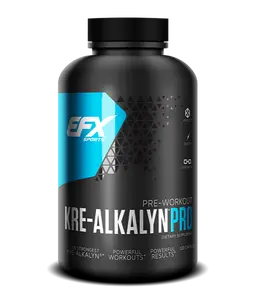 EFX SPORTS Kre-Alkalyn Pro Edible Workout & Fitness Supplements - Energy-Boosting Capsules for Fitness and Workout Needs
