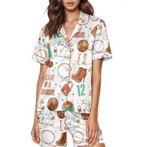 The Life Satin Pajamas Set, Gift For Lover