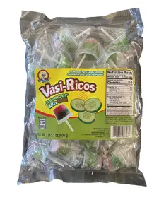 El Azteca Vasi-Ricos with Chili Lollipops 20 piece Bag | Sandia Pepino and Chamoy