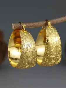 1 Pair Elegant Hoop Earrings Statement Earrings Fashion Earrings For Women For Mother's Day Gift Party Jewelry