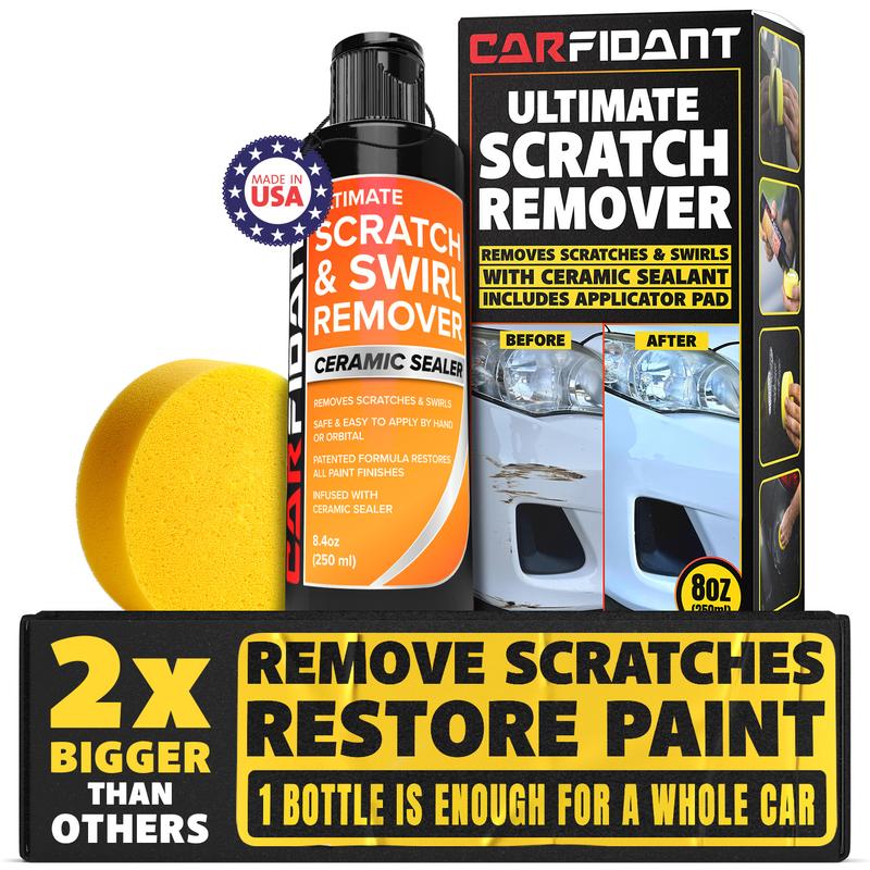 Scratch Formula Carfidant Ultimate Scratch & Swirl Remover Kit - 250ml Ceramic Sealant ...