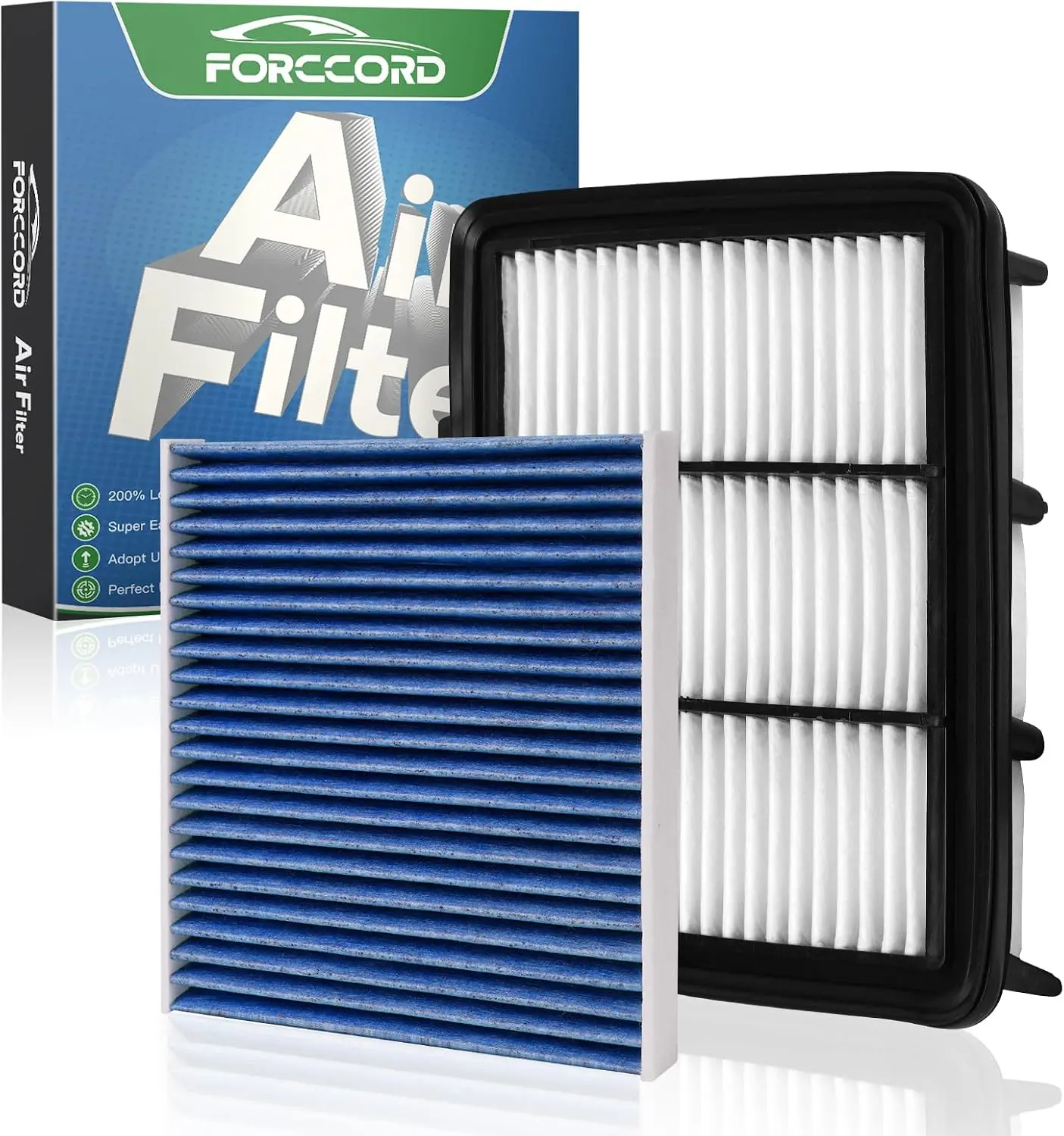 Cabin & Engine Air Filter Fit for Honda Accord 1.5L Gas 2022-2018 | Replace#CF10134 CA12290, Activated Carbon Cabin Filter, Air Filter Kit for My Accord Car, OEM Replacement