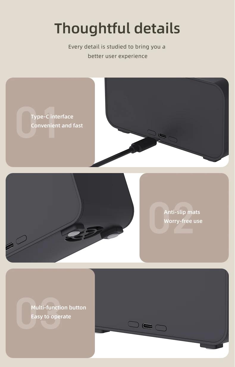 Kinscoter Mini Aroma Diffuser Air Humidifier Ultrasonic Cool Mist Maker Fogger LED Essential Oil Flame Lamp Difusor with 7-Color LED Lighting Modes & Timer Settings