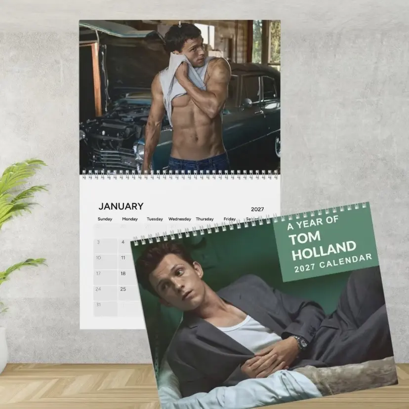 Tom 2027 Wall Calendar, Calendar Celebrity Fan Gift, Man Of The Year Calendar