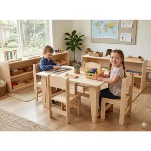 REMI- Rectangular Table with Set of 4 Chairs
