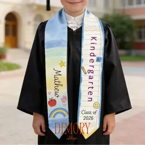 Kindergarten Graduation Stole 2026, Custom Name School, Preschool Graduation Stole, Class of 2026 Custom Name Sash, Pre-K Graduate Gift