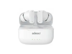 Adesso Xtream T2 Bluetooth Wireless Earbuds with ANC and Built-in Microphone - Stereo - True Wireless - Bluetooth - 32.8 ft - 20 Hz to 20 kHz - Earbud - Binaural - In-ear