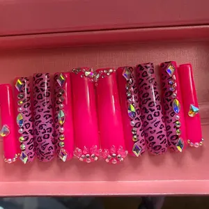 Very Pretty Xl Long Square Acrylic Press on nails