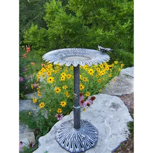 Oakland Living Corporation  Sunflower Butterfly Bird Bath