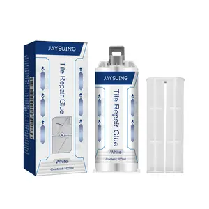 Jaysuing Casting Glue Home Tile Casting Repair Transparent Waterproof and High Temperature Resistant Metal Plastic Welding Agent Epoxy Adhesives Seal