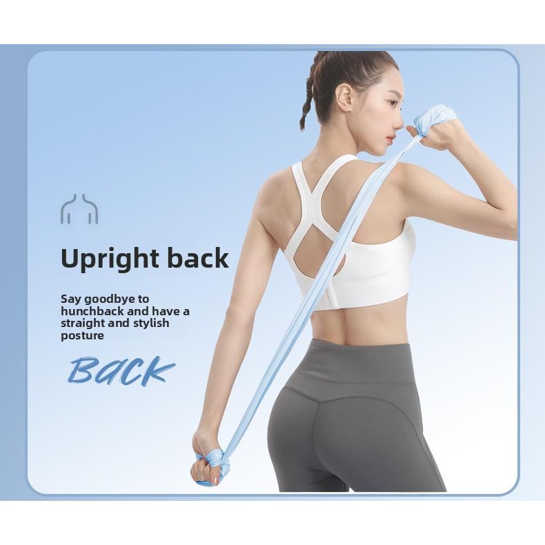 Resistance Bands for Working Out, Elastic Exercice Loop Bands for Physical Therapy, Yoga Starter Set of Stretch Bands for Booty Legs, Pilates Flexbands