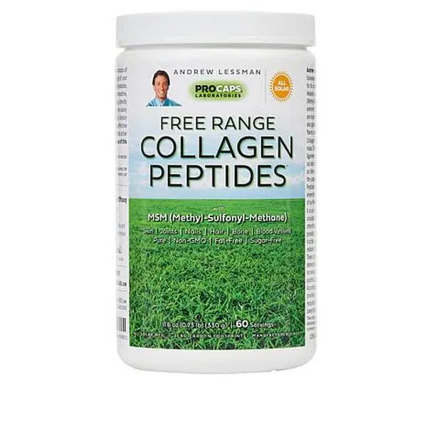 Andrew Lessman Free Range Collagen with MSM - 60 Servings