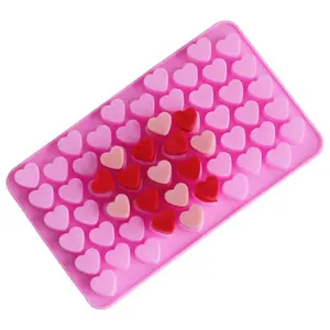 55-Cavity Heart Shaped Silicone Candle Molds for DIY Crafts, Durable Easy-To-Use Soap and Candle Making Supplies, Handmade Crafts