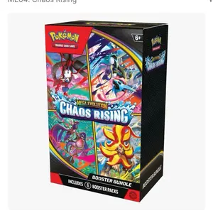 Pokémon Chaos Rising Booster Bundle - 6 Trading Card Game Booster Packs